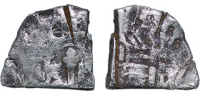 Mexico Spanish colony 1599 - 1621 Reales Coinage - Felipe IV Chinese Chopmarked "才" Silver (.9306) Mexico City Mint 8.7g VF Cut KM 45