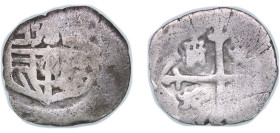 Mexico Spanish colony 1622 - 1654 Mo 1 Real - Felipe IV Silver (.931) Mexico City Mint 2.83g VF KM 28