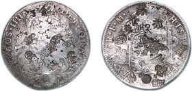 Mexico Spanish colony 1799 Mo FM 8 Reales - Carlos IV Silver (.903) Mexico City Mint 26.43g VF Chopmarked KM 109