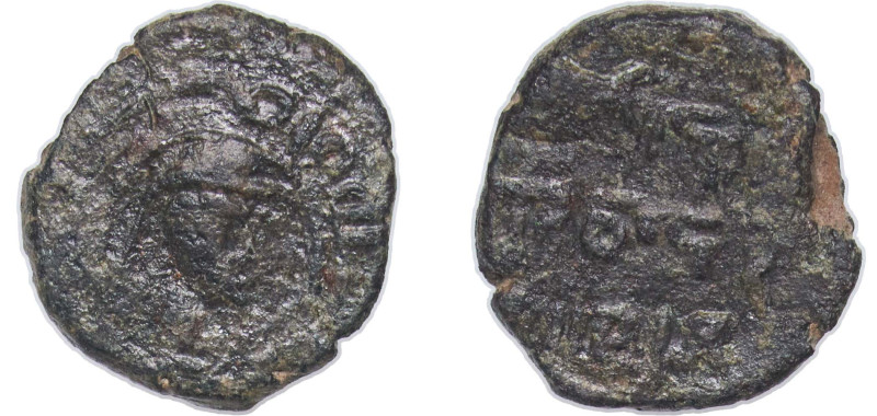 Spain 661-750 AD OMEYAS GOVERNORS OF AL-ANDALUS AE 1.63g VF Walker Th 12, Frocho...