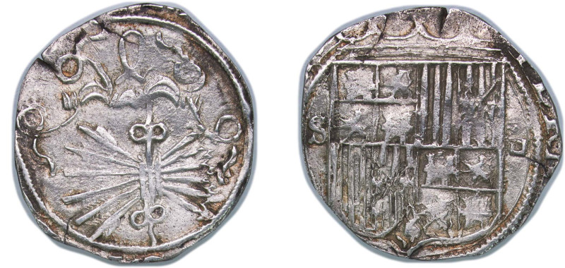 Spain Kingdom 1497 - 1504 S 1 Real - Ferdinandus V and Elisabet I Silver (.931) ...