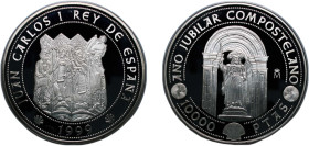 Spain Kingdom 1999 M 10000 Pesetas (Portal of Glory) Silver (.925) Madrid Mint 168.75g PF