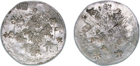 Mexico Federal Republic 1868 Go YF 8 Reales Silver (.903) Guanajuato Mint 26.81g VF Chopmarked KM 377.8
