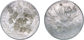 Mexico Federal Republic 1879 Ga JA 8 Reales Silver (.903) Guadalajara Mint 27.03g AU Chopmarked KM 377.6