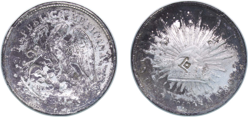Mexico Federal Republic 1903 Mo AM 1 Peso Silver (.9027) Mexico City Mint (22396...