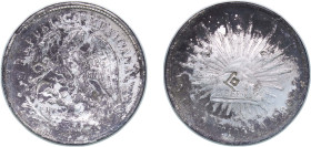Mexico Federal Republic 1903 Mo AM 1 Peso Silver (.9027) Mexico City Mint (22396000) 26.95g VF Chopmarked KM 409.2