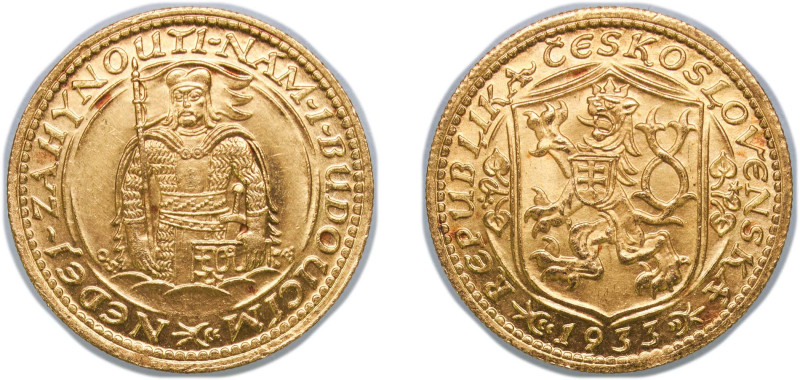 Czechoslovakia First Republic 1933 1 Ducat (Without serial numbers) Gold (.986) ...