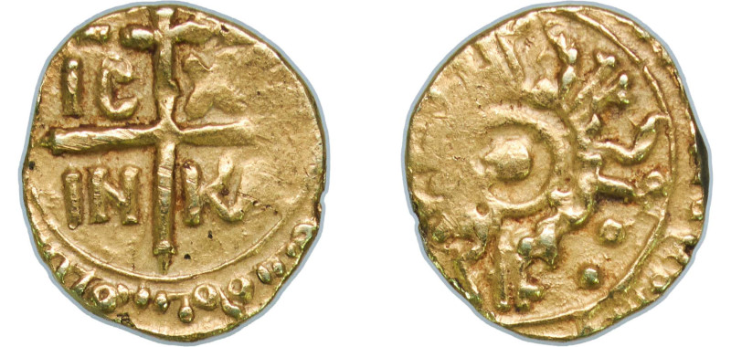 Italy Kingdom of Sicily Italian states 1189 - 1194 Tarí - Tancredi Gold 0.82g XF...