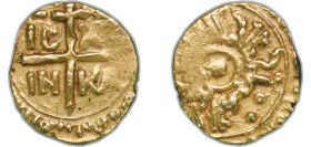 Italy Kingdom of Sicily Italian states 1189 - 1194 Tarí - Tancredi Gold 0.82g XF MIR 43 Spahr 125