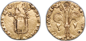 Spain Kingdom of Valencia 1396 - 1410 Florin - Martin I Gold 3.46g VF Cru 504