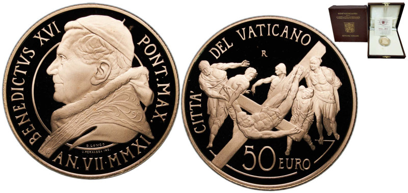 Vatican City City State 2011 R 50 Euro - Benedictus XVI (The Restoration of the ...