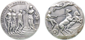 Belgium Kingdom 1920 Medal - Olympic Games, Antwerp 1920 Silver (.999) 34.36g UNC