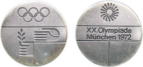 Germany Federal Republic of Germany 1972 Medal - Olympic Games, Munich, 1972 Silver (.999) 34.6g UNC