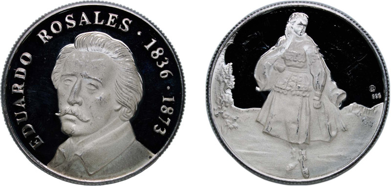 Spain Kingdom ND Medal - Eduardo Rosales Silver (.999) 24.66g PF