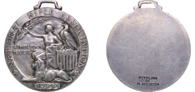 United States Federal republic 1953 Medal - National Rifle Association Silver 16.8g AU