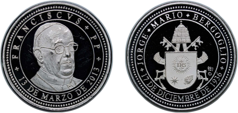 Vatican City City State 2013 Medal - Franciscvs Silver (.999) 14.38g PF