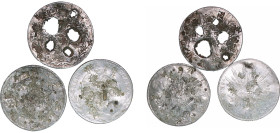 Mexico Federal Republic 1824 - 1897 8 Reales (3 Lots) Silver (.903) VF KM 377