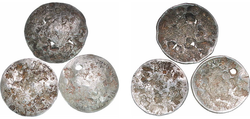 Mexico Spanish colony 1791 - 1808 8 Reales - Carlos IV (Lots 4) Silver (.903) 27...