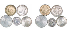 Sweden 20th Century UK,Portugal,Cuba, Vatican City (5 Lots) Silver VF