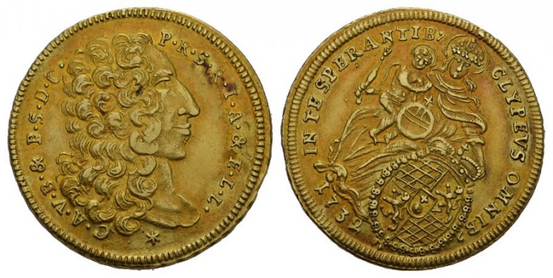 Bayern, AV Karolin 1732 Deutschland. Bayern, Herzogtum. Karl Albert (1726-1745)....
