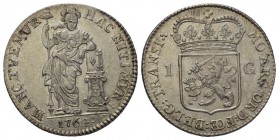 Niederlanden 1764 1 Gulden in Silber , 10.5g sehr selten Overyssel KM 63.3 vorzüglich bis unzirkuliert