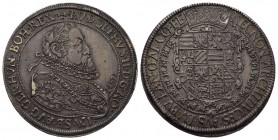 Habsburgische Erblande und Österreich Rudolf II. 1576-1612. Taler 1609, Hall (Tirol). Davenport 3005, Voglhuber 96/III, M./T. 375. vorzügliches Pracht...