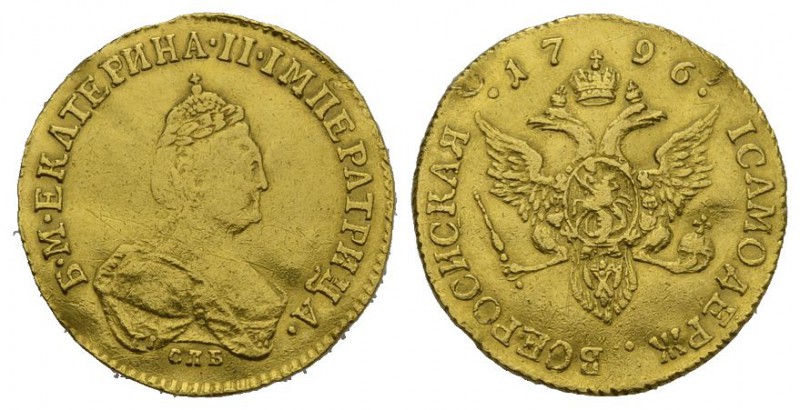 Russland / Russia Catherine II, the Great, 1729-1796. Ducat 1796, St. Petersburg...