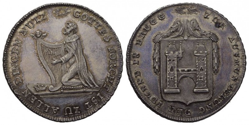 Schweiz / Switzerland Aargau Brugg Psalmpfennig o. J. 17.99 g. Meier 197. Schwei...