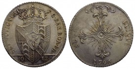 Schweiz / Switzerland / Suisse / Swizzera Neuenburg / Neuchâtel Friedrich Wilhelm II. 1786-1797. 10 ½ Batzen 1796. 7.47 g. D.T.996. HMZ 2-708a. Sehr s...