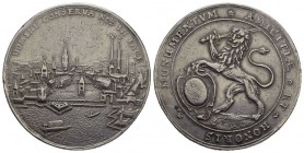 Schweiz / Switzerland / Suisse / Swizzera Zürich . AR Medal (47mm, 52.90 g, 12h). By H. J. Gessner and H. J. Bullinger. Struck circa 1705. · MONUMENTV...
