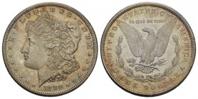 Vereinigte Saaten 1 Morgan Dollar 1880 S in Silber 26.7g selten in dieser Erahrlung FDC