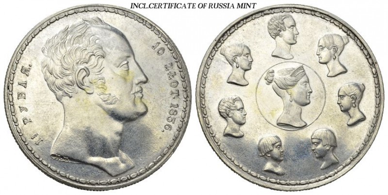 Russland / Russia 
 MÜNZEN UND MEDAILLEN 
ZAR NIKOLAUS I., 1825-1855 
Ein Novo...