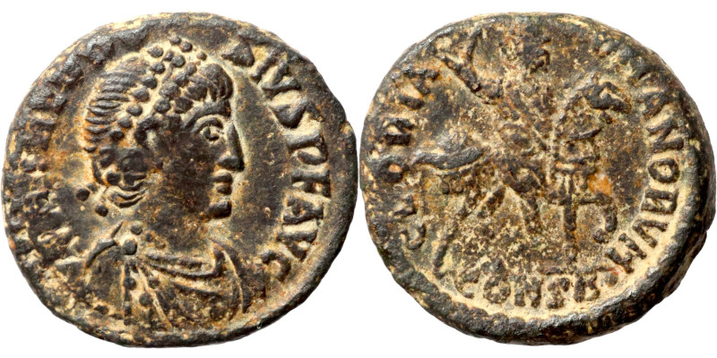 Constantinus I. (306-337 AD). Æ Follis. Obv: CONSTANTINVS MAX AVG. laureate bust...