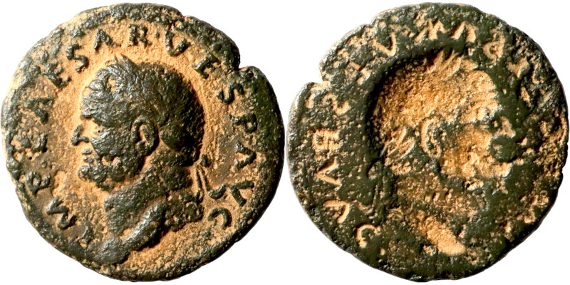 Vespasian (69-79). Seleucis and Pieria

21mm 5,39g

Artificial sand patina