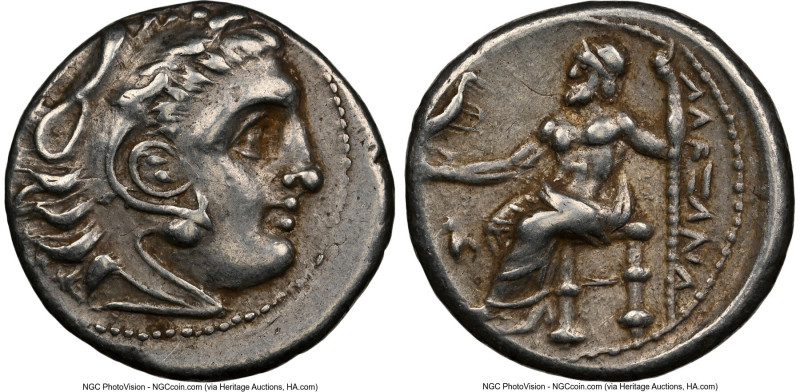 MACEDONIAN KINGDOM. Alexander III the Great (336-323 BC). AR drachm (17mm, 11h)....