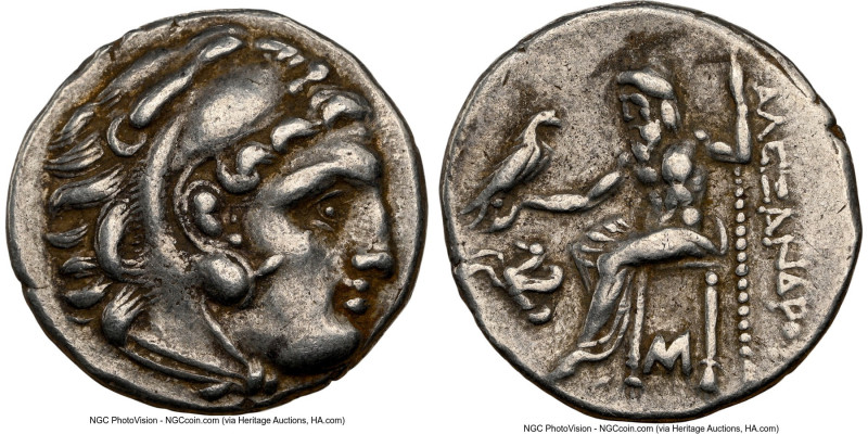 MACEDONIAN KINGDOM. Alexander III the Great (336-323 BC). AR drachm (17mm, 5h). ...