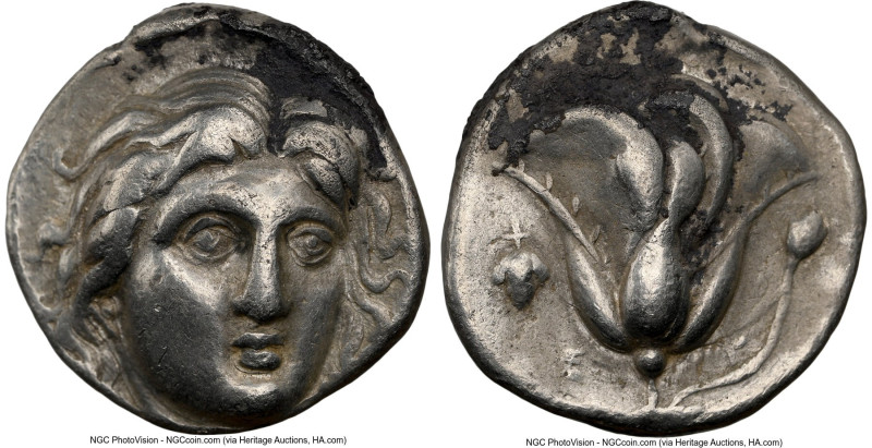 CARIAN ISLANDS. Rhodes. Ca. 305-275 BC. AR didrachm (17mm, 1h). NGC VF. Head of ...