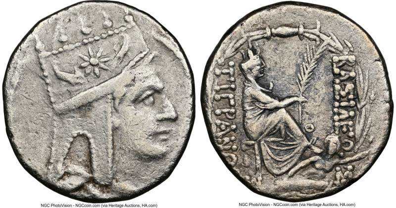 ARMENIAN KINGDOM. Tigranes II the Great (95-56 BC). AR tetradrachm (25mm, 15.64 ...