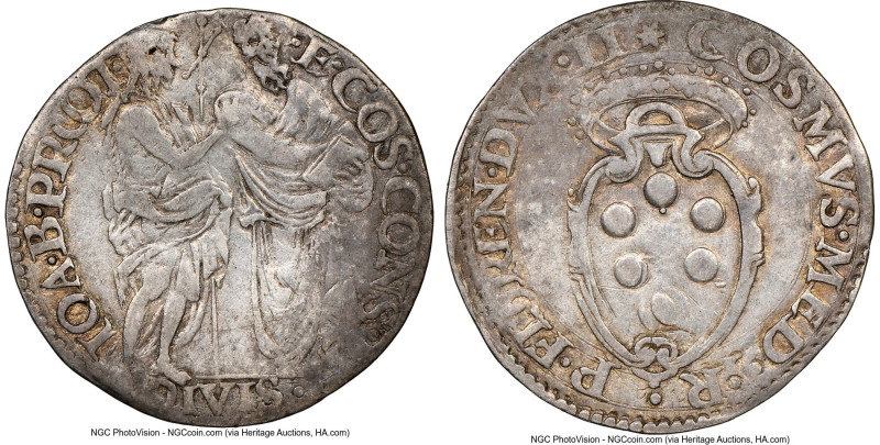 Florence. Cosimo I de'Medici Giulio ND (1536-1574) XF45 NGC, MIR-131 (R). 28mm. ...