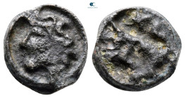 Central Gaul. Leuci 100-50 BC. Potin Æ