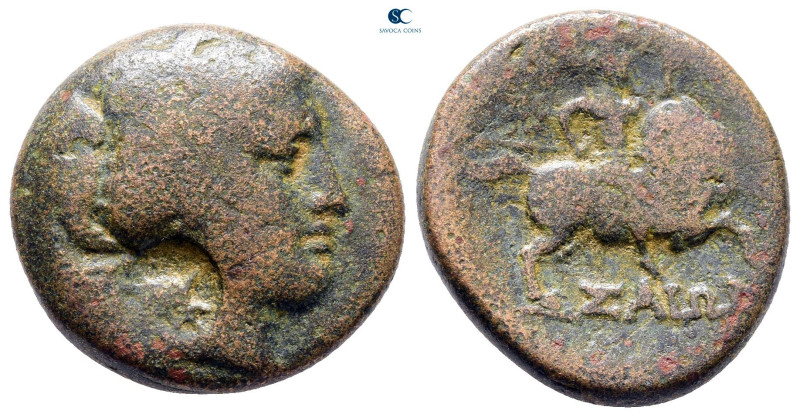 Thessaly. Larissa circa 300-200 BC. 
Bronze Æ

21 mm, 8,59 g



Good Fine...