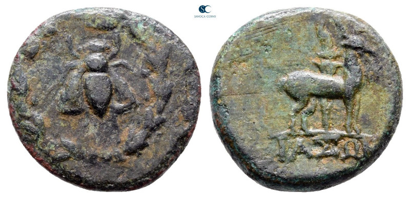 Ionia. Ephesos. ΙΑΣΩΝ (Jason), magistrate 50-27 BC. 
Bronze Æ

15 mm, 2,00 g...