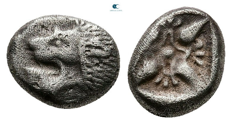 Ionia. Miletos circa 525-475 BC. 
Diobol AR

9 mm, 1,05 g



Very Fine