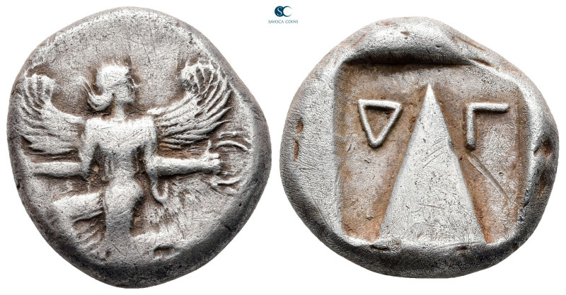 Caria. Kaunos circa 450-390 BC. 
Stater AR

22 mm, 11,53 g



Very Fine