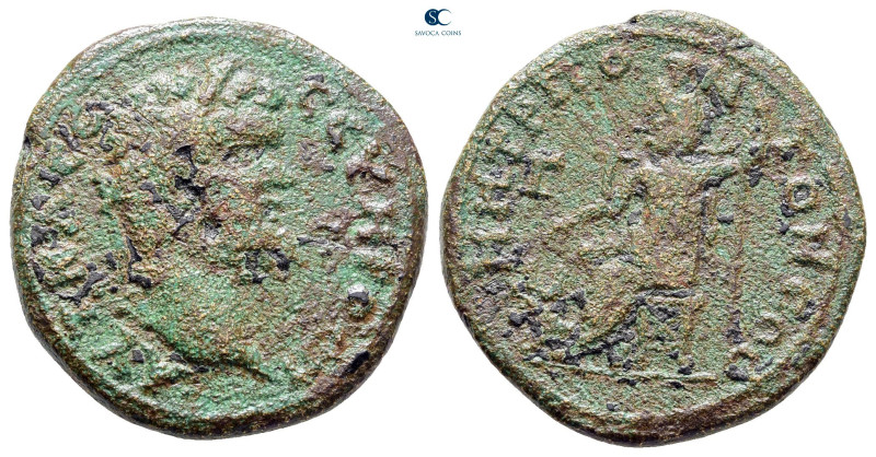 Moesia Inferior. Tomis. Septimius Severus AD 193-211. 
Bronze Æ

24 mm, 7,79 ...