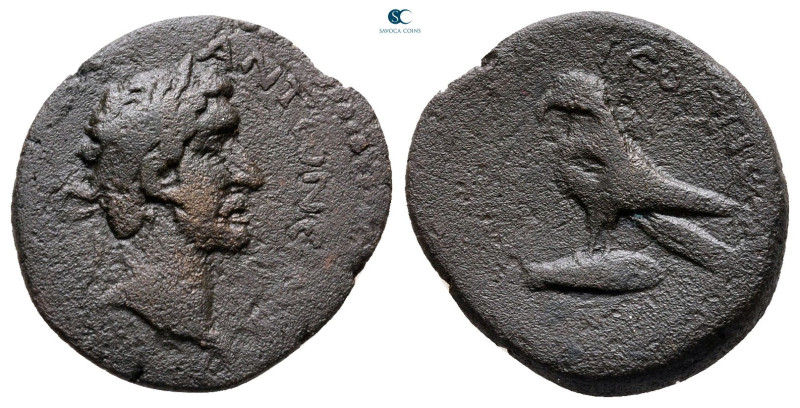 Cilicia. Hieropolis - Kastabala. Antoninus Pius AD 138-161. 
Bronze Æ

19 mm,...