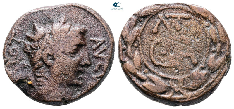 Seleucis and Pieria. Antioch. Augustus 27 BC-AD 14. 
Bronze Æ

23 mm, 10,33 g...