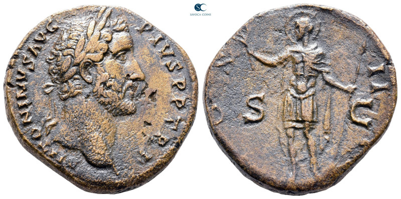 Antoninus Pius AD 138-161. Rome
Sestertius Æ

30 mm, 20,94 g



Nearly Ve...