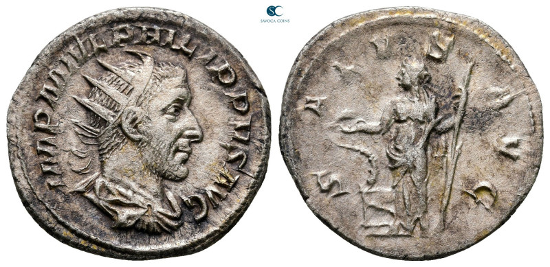 Philip I Arab AD 244-249. Rome
Antoninianus AR

22 mm, 4,39 g



Very Fin...