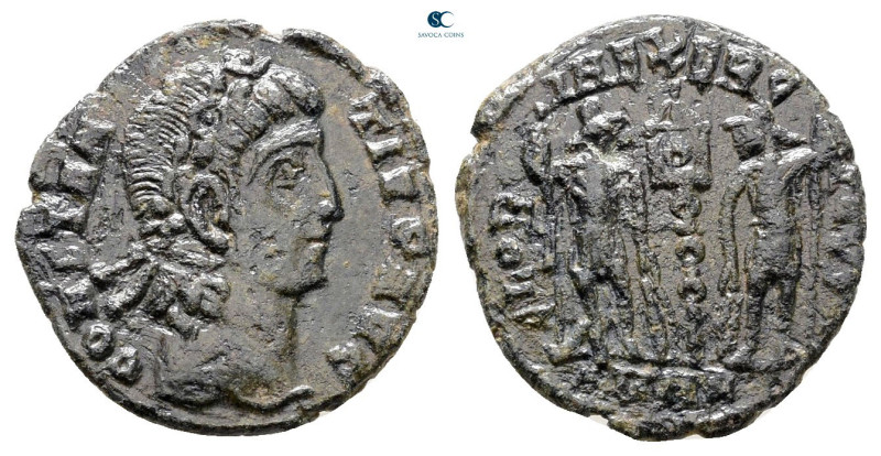 Constantius II AD 347-361. Nicomedia
Follis Æ

15 mm, 1,64 g



Very Fine...